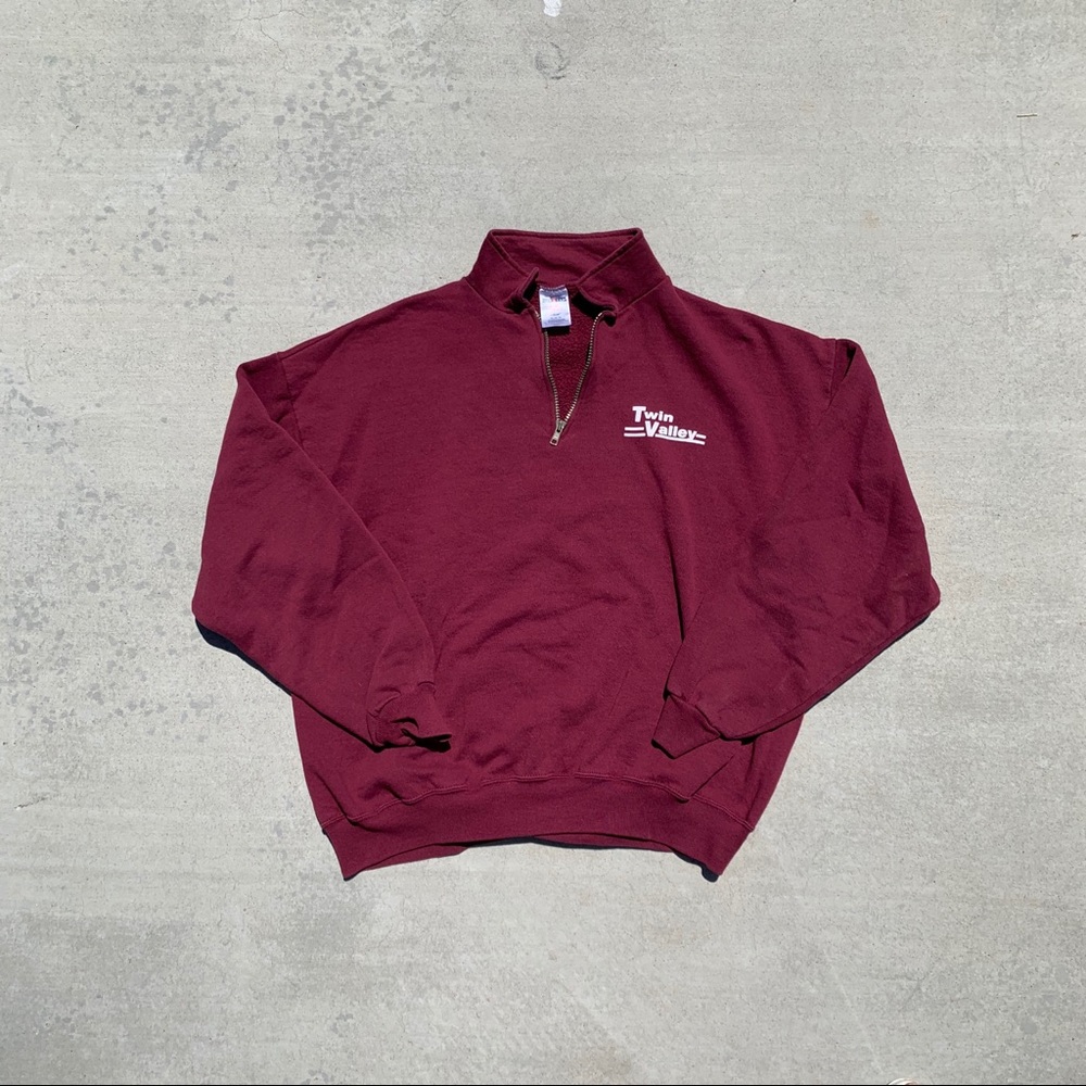 Vintage “Twin peaks” 1/4 quarter zip sweater
